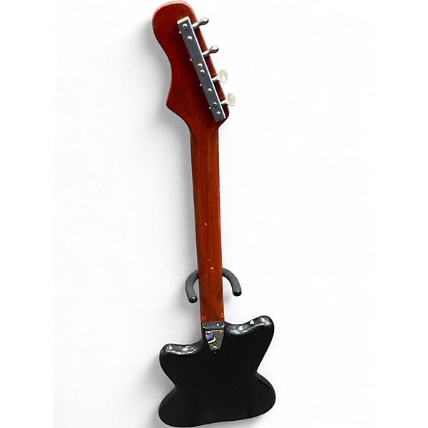 Vintage 1960s Silvertone 1960s 1442 (refin) Black Electric Bass Guitar