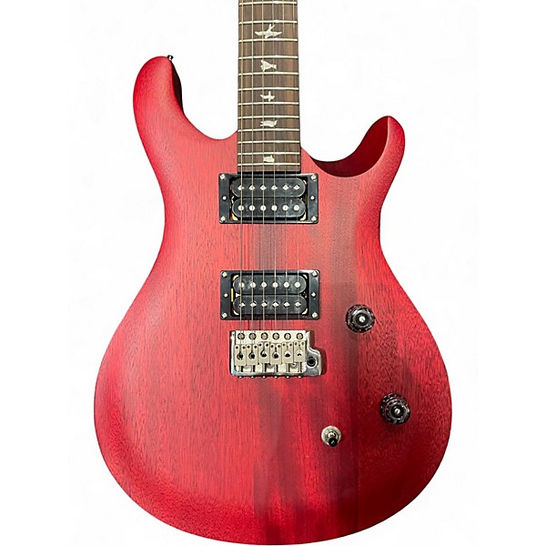 Used PRS SE CE24 SATIN RED Solid Body Electric Guitar