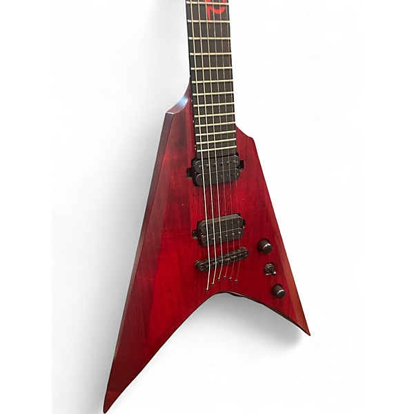 Used Solar Guitars V2.6TBR Red Solid Body Electric Guitar