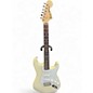 Used Fender Albert Hammond Jr Stratocaster Olympic White Solid Body Electric Guitar thumbnail
