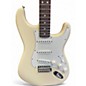 Used Fender Albert Hammond Jr Stratocaster Olympic White Solid Body Electric Guitar