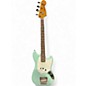 Used Squier Vintage Modified Mustang Bass Surf Green Electric Bass Guitar thumbnail