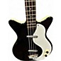 Used Danelectro 59DC Black and White Electric Bass Guitar