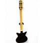 Used Danelectro 59DC Black and White Electric Bass Guitar