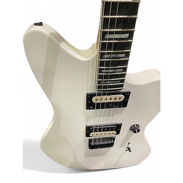 Used Fender Jim Root Signature Jazzmaster Attic White Solid Body Electric Guitar