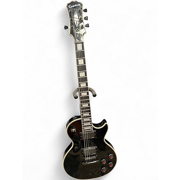 Used Epiphone Matt Heafy Les Paul Custom Black Solid Body Electric Guitar