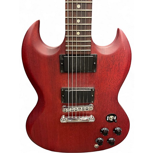 Used Gibson SGJ Cherry Solid Body Electric Guitar