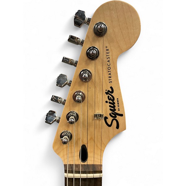 Used Squier SONIC STRATOCASTER Antique White Solid Body Electric Guitar