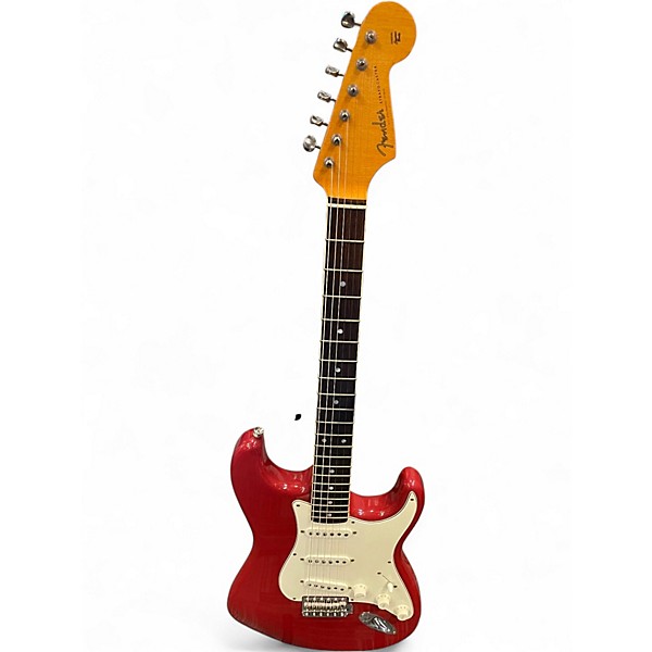 Used Fender Eric Jonson Stratocaster Dakota Red Solid Body Electric Guitar