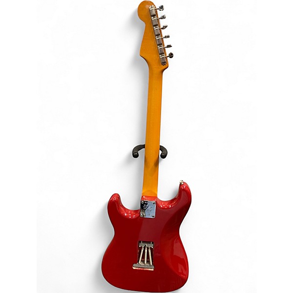 Used Fender Eric Jonson Stratocaster Dakota Red Solid Body Electric Guitar