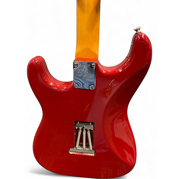Used Fender Eric Jonson Stratocaster Dakota Red Solid Body Electric Guitar