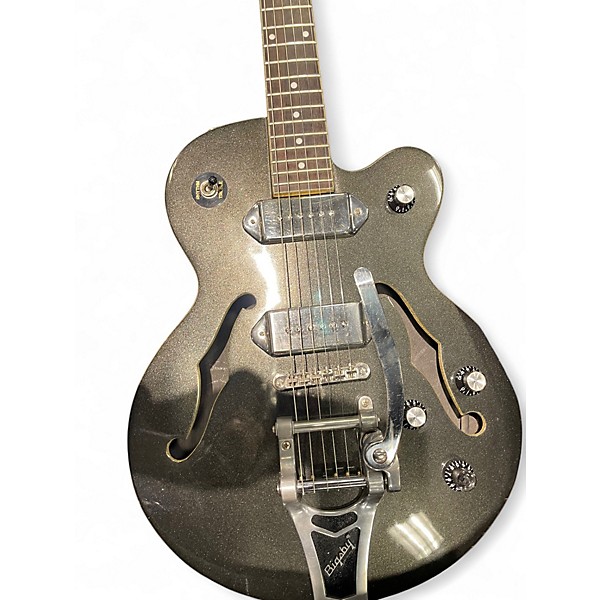 Used Epiphone Wildkat studio Black pearl Hollow Body Electric Guitar