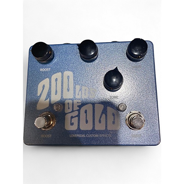 Used Lovepedal 200 LBS Of Gold Effect Pedal