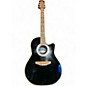 Used Ovation CC157 Black Acoustic Electric Guitar thumbnail