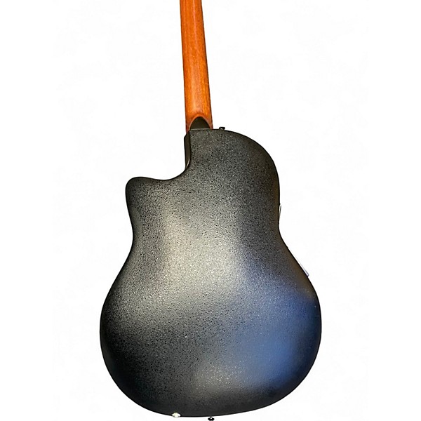 Used Ovation CC157 Black Acoustic Electric Guitar
