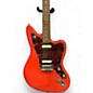 Used Squier Vintage Modified Jaguar Fiesta Red Solid Body Electric Guitar