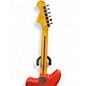 Used Squier Vintage Modified Jaguar Fiesta Red Solid Body Electric Guitar