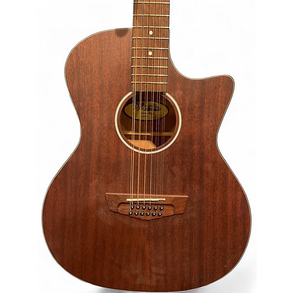 Used D'Angelico Premier Mahogany Mahogany 12 String Acoustic Electric Guitar