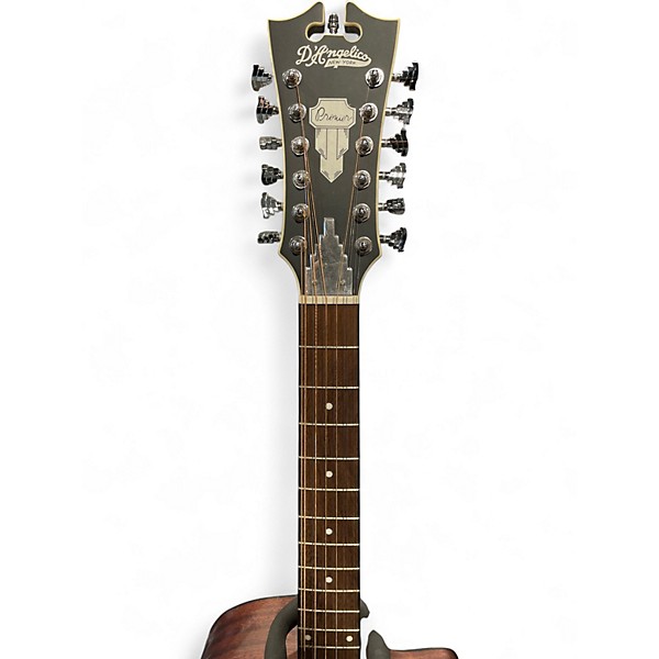 Used D'Angelico Premier Mahogany Mahogany 12 String Acoustic Electric Guitar
