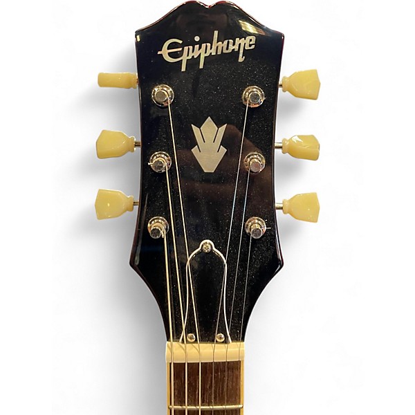 Used Epiphone Es 335 IG Red to Black Fade Hollow Body Electric Guitar