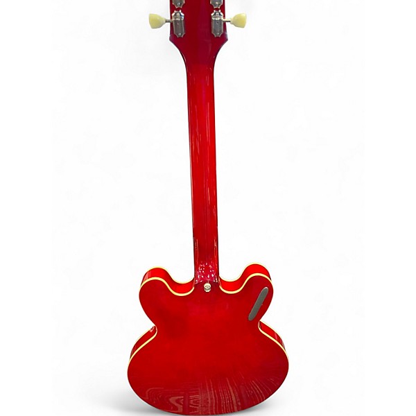 Used Epiphone Es 335 IG Red to Black Fade Hollow Body Electric Guitar