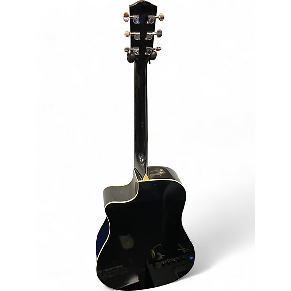 Used Fender CD140SCE Black Acoustic Electric Guitar