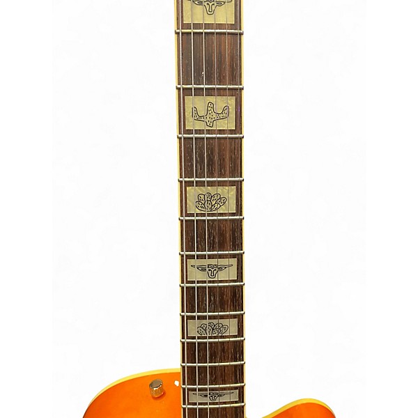 Used Gretsch Guitars G6120 Chet Atkins Signature Trans Orange Hollow Body Electric Guitar