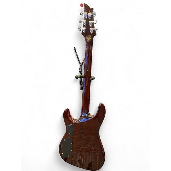 Used Schecter Guitar Research C1 E/A Amber Hollow Body Electric Guitar