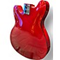 Used Squier Affinity Series Starcaster Candy Apple Red Metallic Hollow Body Electric Guitar