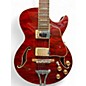 Used 2004 Ibanez AG85 Trans Red Hollow Body Electric Guitar