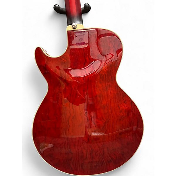 Used 2004 Ibanez AG85 Trans Red Hollow Body Electric Guitar
