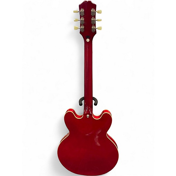 Used Epiphone ES335 Candy Apple Red Hollow Body Electric Guitar