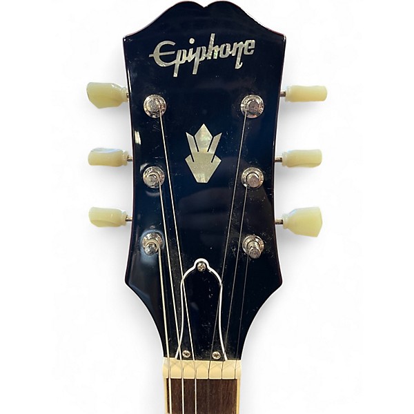 Used Epiphone ES335 Candy Apple Red Hollow Body Electric Guitar