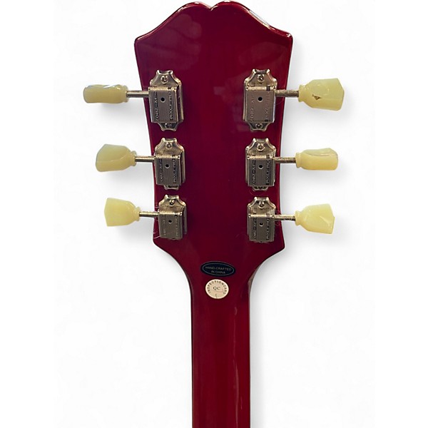 Used Epiphone ES335 Candy Apple Red Hollow Body Electric Guitar