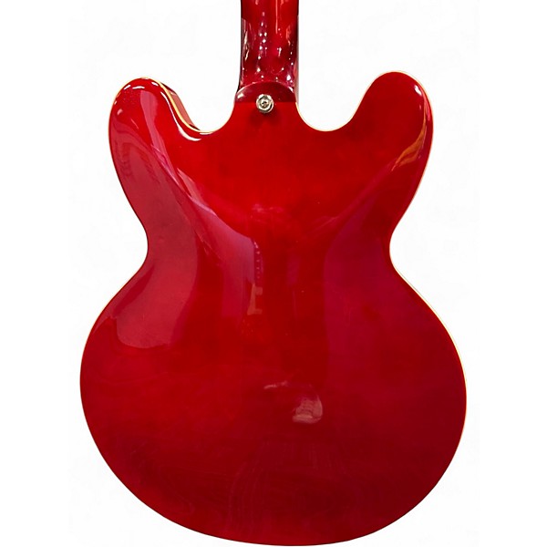 Used Epiphone ES335 Candy Apple Red Hollow Body Electric Guitar