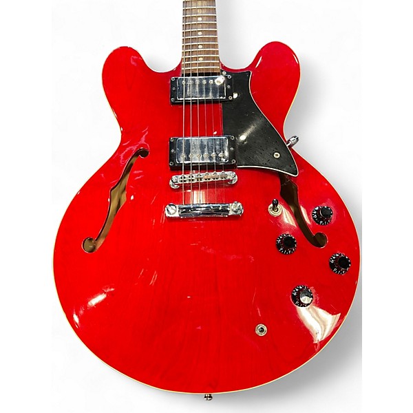Used Cort Source Cherry Hollow Body Electric Guitar