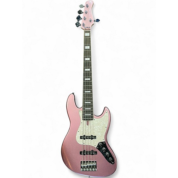 Used Sire Marcus Miller V7 Alder 5 String Burgundy Mist Electric Bass Guitar