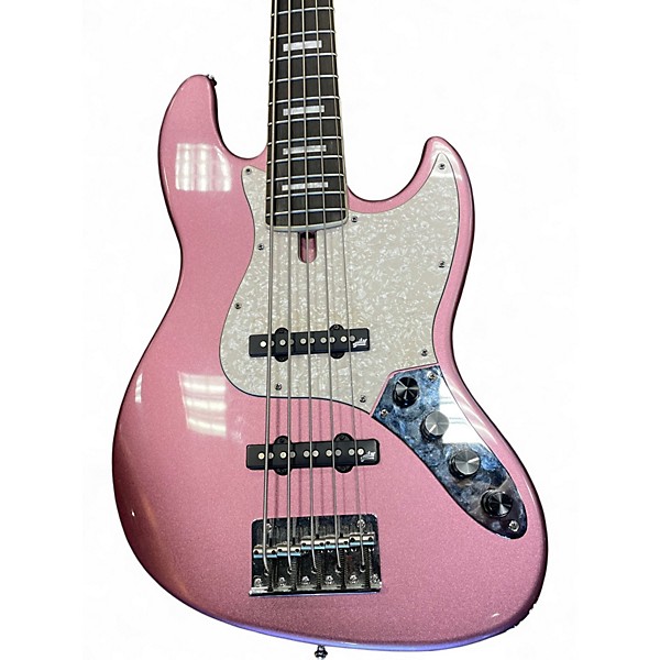 Used Sire Marcus Miller V7 Alder 5 String Burgundy Mist Electric Bass Guitar