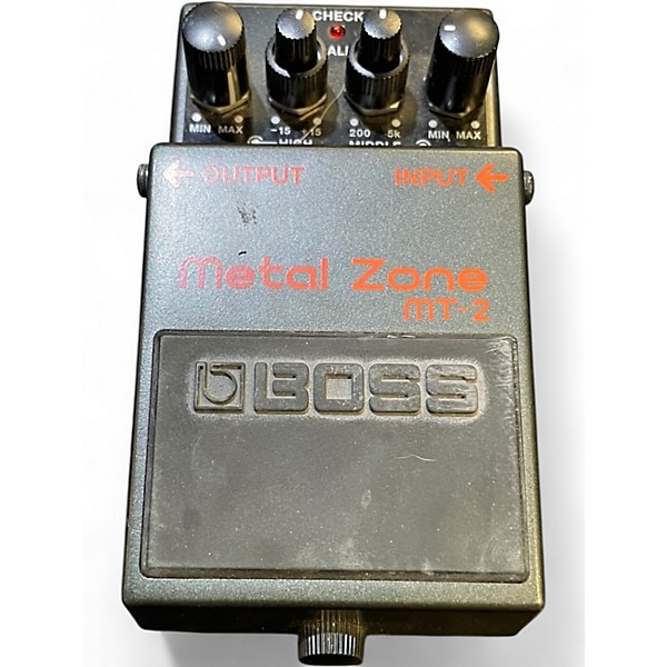 Used BOSS MT2 Metal Zone Distortion Effect Pedal