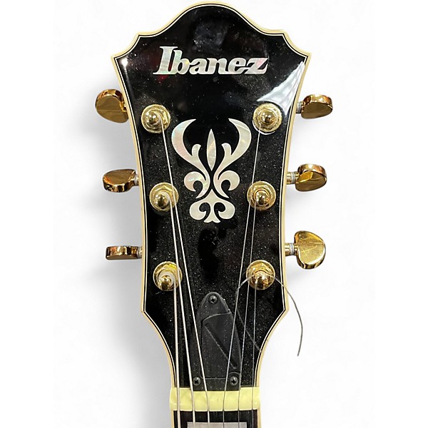 Used Ibanez AG95QA Antique Burst Hollow Body Electric Guitar