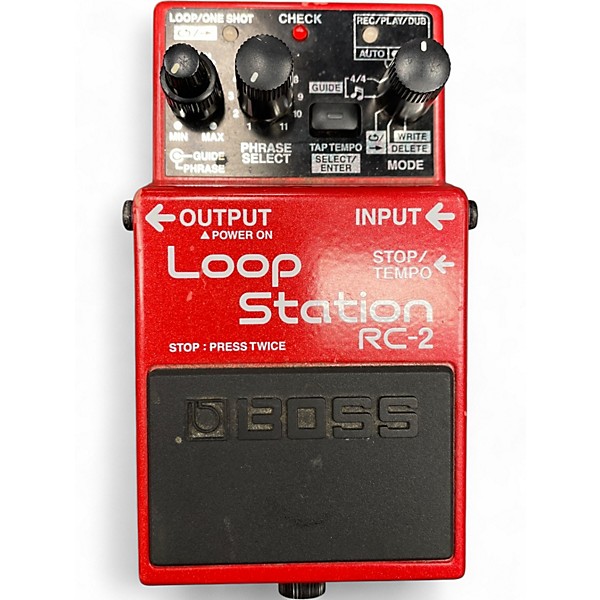 Used BOSS RC2 Loop Station Pedal