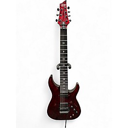 Used Schecter Guitar Research C7 FRS Apocalypse Red Reign Solid Body Electric Guitar