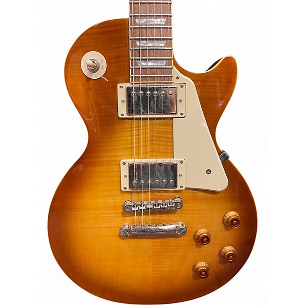 Used Epiphone Les Paul Standard Pro Sunrise Tea Burst Solid Body Electric Guitar