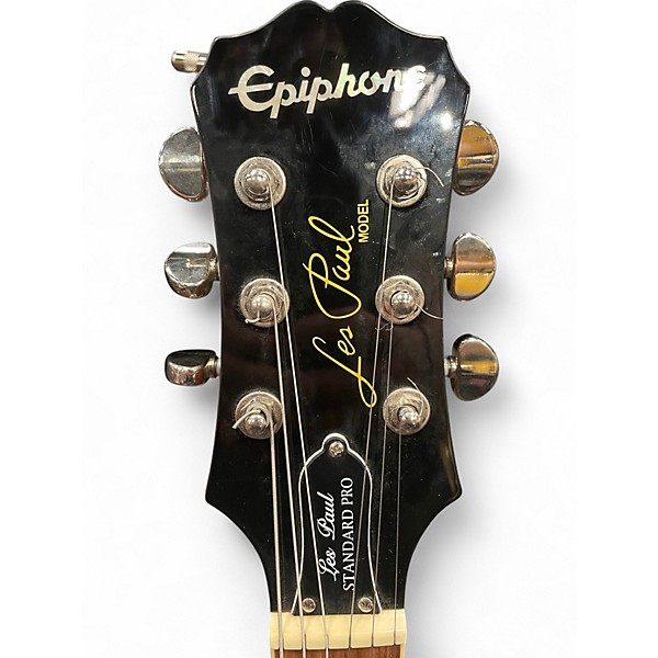Used Epiphone Les Paul Standard Pro Sunrise Tea Burst Solid Body Electric Guitar