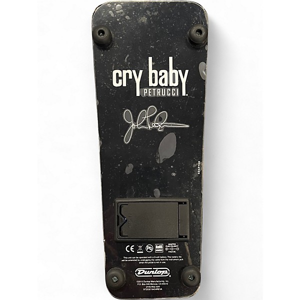 Used Dunlop JP95 John Petrucci Cry Baby Wah Effect Pedal