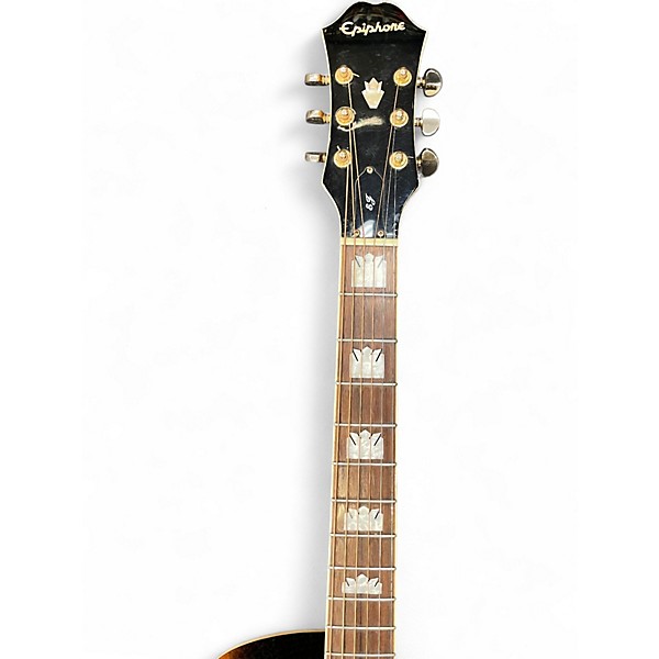 Used Epiphone EJ200CE Vintage Sunburst Acoustic Electric Guitar