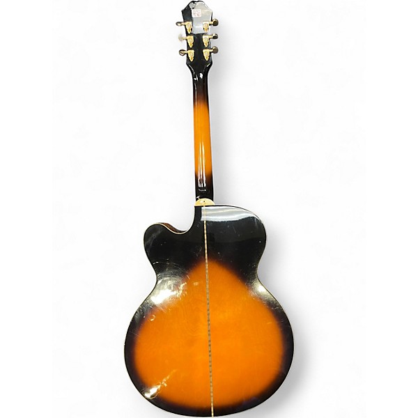 Used Epiphone EJ200CE Vintage Sunburst Acoustic Electric Guitar