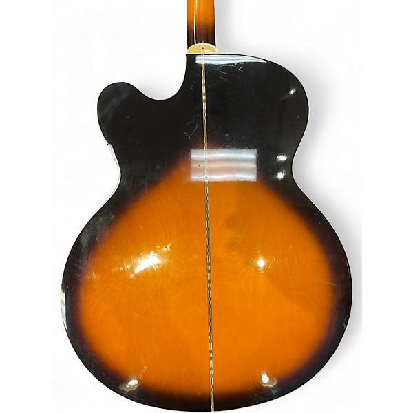 Used Epiphone EJ200CE Vintage Sunburst Acoustic Electric Guitar