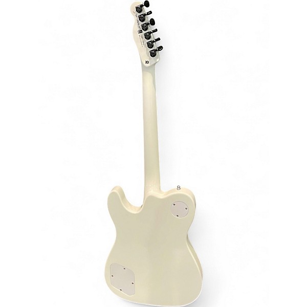 Used Fender JA90 Jim Adkins Thinline Telecaster Alpine White Hollow Body Electric Guitar