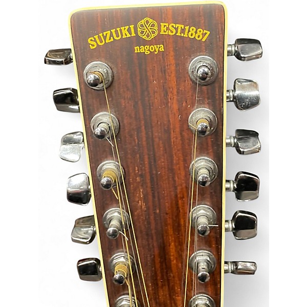 Vintage 1985 Nagoya Suzuki SF312 Natural 12 String Acoustic Guitar